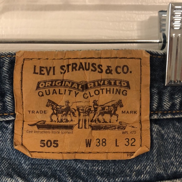 TWO Levi’s 505 W38 L32 - Picture 3 of 7